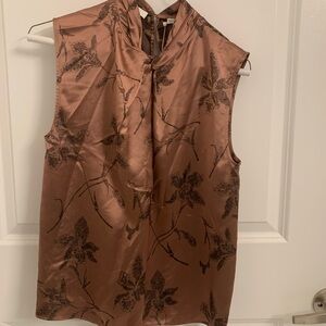 Vince mauve colored sleeveless blouse Size M.  Brand new with tags.